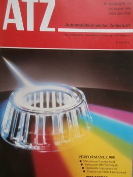 Automobil Technische Zeitschrift 7+8/1988 BMW 5er Reihe E34, Mercedes Benz Nutzfahrzeugmotoren OM 441 OM442,