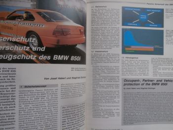 Automobiltechnische Zeitschrift 11/1990 BMW 850i E31,VW Transporter Caravelle T4,