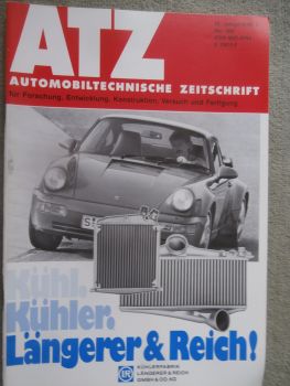 Automobil Technische Zeitschrift 5/1991 Fahrwerk des neuen Audi 100 (C4),