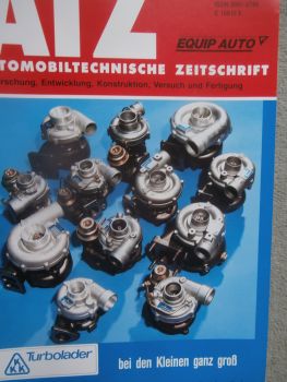 Automobil Technische Zeitschrift 10/1991 VW Golf III,Porsche 968,Seat Toledo,Messung des Reifenrollwiderstands auf der Straße