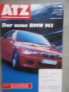 Automobil Technische Zeitschrift 10/2000 BMW M3 E46 Coupé, VW Lupo FSI,Ford Mondeo,