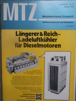 Motortechnische Zeitschrift 11/1975 MAN 4-Taktmotor V65/65,Methanol Großversuch mit 45 Fahrzeugen,