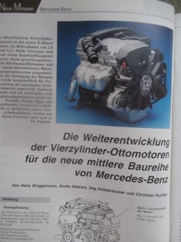Motortechnische Zeitschrift 5/1995 4-Zylinder Ottomotoren von Mercedes Benz M111 2,2 und 2,3l