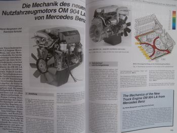 Motortechnische Zeitschrift 3/1996 Mechanik des neuen Nutzfahrzeugmotors OM904 LA von Mercedes Benz,