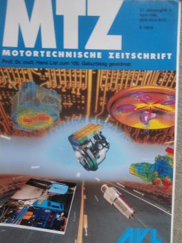 Motortechnische Zeitschrift 4/1996 Thermodynamik des neuen Mercedes Benz OM904LA Motors,