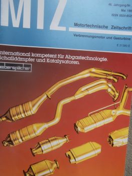 Motortechnische Zeitschrift 5/1985 Prüfstandsversuche mit BBC Turbolader VTR 4A,