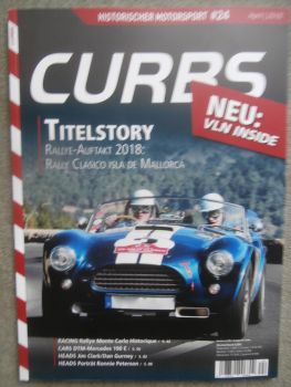 CURBS Historischer Motorsport Nr.24 4/2018 Rallye-Auftakt 2018 Rally Clasico isla de Mallorca