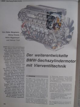Motortechnische Zeitschrift 10/1992 Mercedes Benz 4-Ventilmotoren 2,0 und 2,2l Hubraum,Opel Abgasturbolader