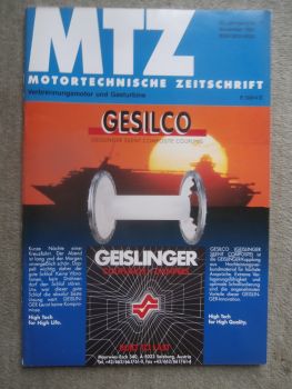 Motortechnische Zeitschrift 11/1992 MaK Dieselmotor,Mercedes Benz 4-Ventil Ottomotoren,