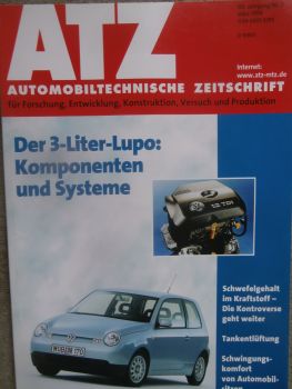 Automobiltechnische Zeitschrift 3/1999 VW 3-Liter Lupo,neue Mercedes Benz CL Coupé