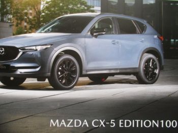 Mazda CX-5 Edition 100 Katalog September 2020 Skyactiv G 165,194,150 AWD 184AWD+Preise