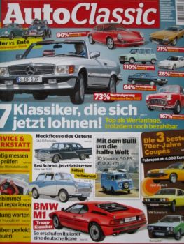 AutoClassic 1/2016 Ferrari Mondial,GAZ-13 Tschaika, Glas Isar 600,BMW M1, Renault 17,Scirocco 1,Jensen-Healey,VW Käfer vs. 2CV