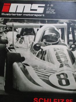 illustrierter motorsport 8/1985 1P70 mit Plastkarosserie,Schleiz 1985,