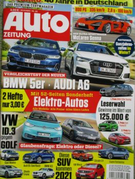 Auto Zeitung 22/2020 A6 55TFSI quattro S tronic vs.BMW 540ixDrive G30,Golf8 vs. ID3,X1 vs. Kuga PHEV vs. Outlander