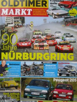 Oldtimer Markt 6/2017 Peugeot 205,Bitter SC vs. Ferrari 400i,Opel Kapitän Kaufberatung,VW 181 Kübel,
