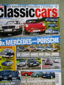 auto zeitung classiccars 3/2016 Fiat 128 berlinetta vs. VW Scirocco vs. Alfa Sprint vs. Fuego, 190E 3.2 vs. Sierra RS Cosworth