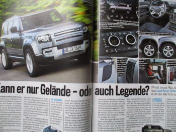 Auto Bild 43/2020 Polestar 2 vs. Tesla Model 3,Ford Mustang Mach-E,Landrover Defender 110 D240,Focus Turnier 1.0 EcoBoost Hybrid
