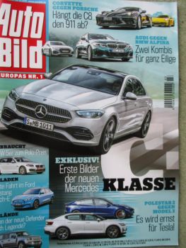 Auto Bild 43/2020 Polestar 2 vs. Tesla Model 3,Ford Mustang Mach-E,Landrover Defender 110 D240,Focus Turnier 1.0 EcoBoost Hybrid