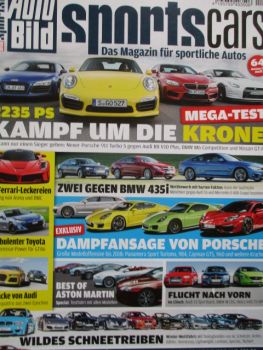 Auto Bild sportscars 12/2013 911 turbo S vs. R8 V10 Plus vs. M6 Competition vs. Nissan GT-R,GAD C63 AMG Black Series,