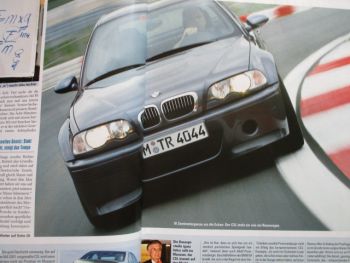 Auto Bild test & tuning 8/2002 BMW M3 CSL E46, Brabus W211 vs. Vöth und E500,Opel Vectra GTS,Gutmann 206 S16,Mondeo ST220