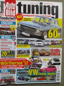 Auto Bild tuning 2/2012 Rieger Scirocco alt/neu, Abt VW T5 2.0TSSi,03-Racing Folf gTD,MTM A1 RS3 und TT RS,Rothe Superb,