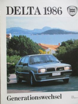 Lancia Delta 1986 Generationswechsel Bericht aus Magazin Sonderdruck