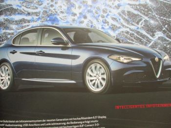 Alfa Romeo Giulia (Typ 952) Prospekt April 2016 Großformat
