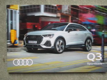 Audi Q3 Sportback (Typ F3) +S Line August 2020 Katalog