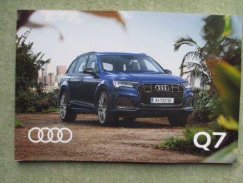 Audi Q7 (Typ 4M) +s line +SQ7 TDI Prospekt Oktober 2019