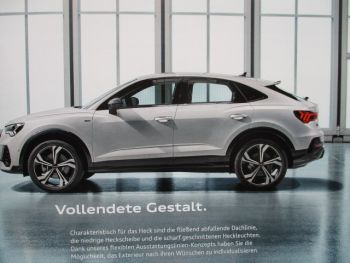 Audi Q3 Sportback (Typ F3) +S Line August 2020 Katalog