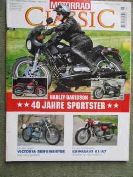 Motorrad Classic 5/1997 40 Jahre Harley-Davidson Sportster, Victoria Bergmeister, Kawasaki A1/A7,Honda RCB,