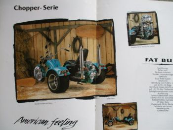 WS-Trikes Chopper Serie Highway Serie Milwaukee Indiana Dakota Fat Bull +Ranger +Yukon +Nashville +Buffallo