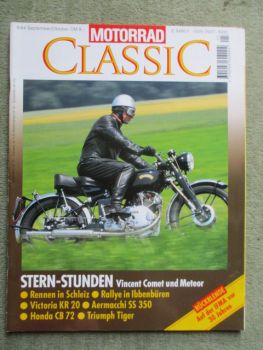 Motorrad Classic 5/1994 Vincent Comet und Meteor,Victoria KR20,Aermacchi SS350,Honda CB72,Triumph Tiger,