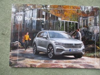 VW Touareg V8 TDI +R-Line +Design Paket Black Style Prospekt Dezember 2019 Typ CR