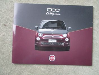 Fiat 500 Collezione +500C 1.2 8V 51kw 0.9 TwinAir 63kw Katalog November 2018