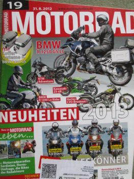 Motorrad 19/2012 Honda NC700X vs. Yamaha XJ6 Diversion F vs. CBF1000 und Suzuki Bandit 1250S,