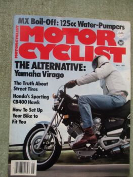 Motor Cyclist May 1981 Walter Cooled 125MX Comparo,Yamaha YZ125,Honda CR125R,Suzuki RM125,Yamaha XV750 Virago,