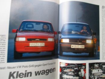 sport auto 12/1990 Porsche 911 turbo,Corvette ZR1,Lotus Omega,Audi S2 vs. BMW M3 E30 vs. Ford Sierra Cosworth,