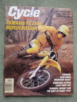 cycle April 1978 Yamaha YZ250E,Honda CR 250R,Yamaha SR500E,Carb Swap Kawasaki Z-1/KZ1000,