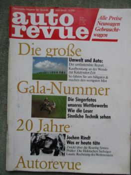 auto revue 1/1985 Gala Nummer 20 Jahre Heft,Nissan Cherry Europa GTi,Saab 96 V4,Porsche 911 Cabrio