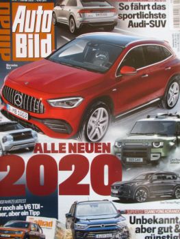 Auto Bild allrad 2/2020 Volvo V60 T8 Polestar,Audi RS Q8,EQC400,XC60 T8 Polestar, Q7 55TFSI vs. GLE450,Sprinter 419CDI 4x4