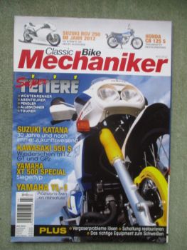 Classic Bike Mechaniker 2/2012 Suzuki RGV250,Honda CB125 S,Suzuki Katana,Kawasaki 550S,Yamaha 550 Special,Yamaha YL-1