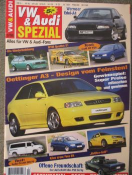 VW & Audi Spezial 3/1998 MTM Quattro S1,Golf4 TDI,Polo 6N,VW Derby Cabriolet,Turbo T4,Corrado VR6