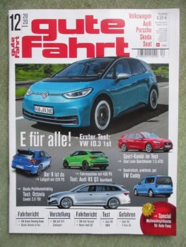 gute fahrt 12/2020 ID.3 1st edition,Leon Sportstouer 1.5eTSi,Golf8R,RS Q3 Sportback,Q2,R8 RWD,RS e-tron GT,