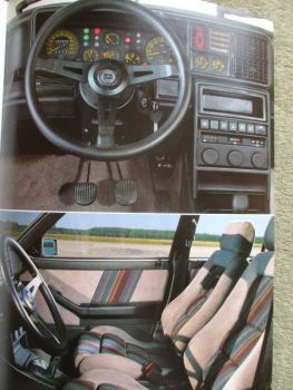 Lancia Delta HF Rallye Turbo Prospekt März 1989
