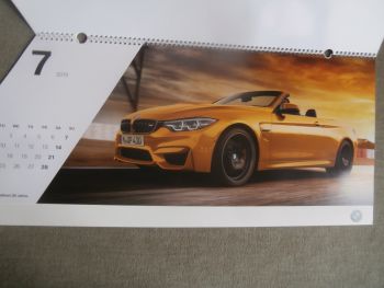 BMW M Kalender 2019 34x82cm M2 Competition F87,M8 Gran Coupé Concept,M760Li Individual