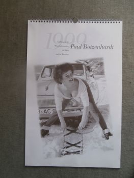 Paul Botzenhardt Oldtimer und Frauenkalender des Jahres 1999 Format 30x45cm