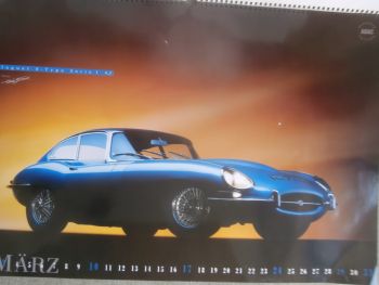 ADAC Klassiker Edition 2002 Kalender von René Staud 48x68cm Jaguar E-Type Serie1,Porsche 356,Rolls-Royce Silver Wraith II