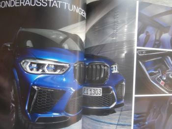 BMW X5 M F95 & X6 M F96  Competition Katalog Oktober 2019 +Preisliste