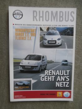 Rhombus Magazin 3/2011 Story der Kauf einer Alpine A310,Kango Z.E. und Fluence Z.E.